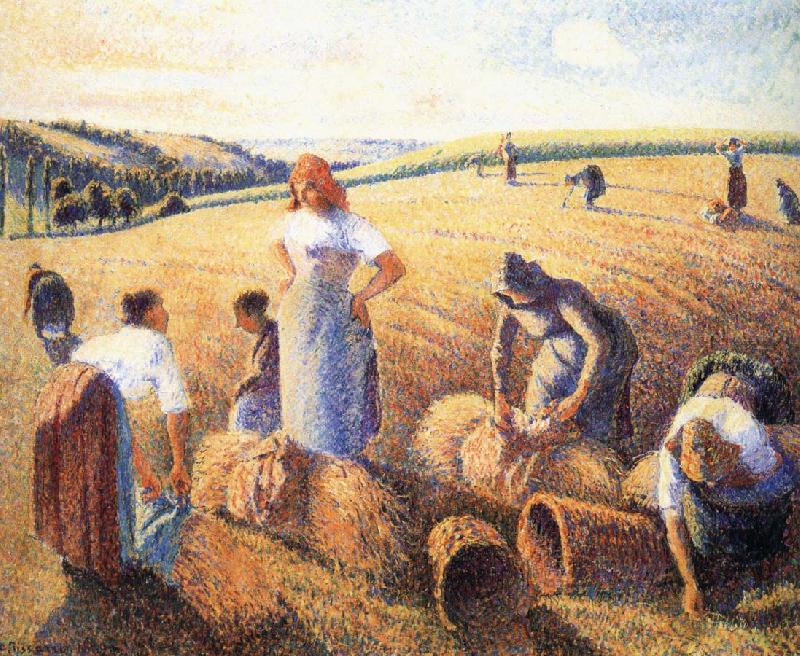 Camille Pissarro Harvest China oil painting art